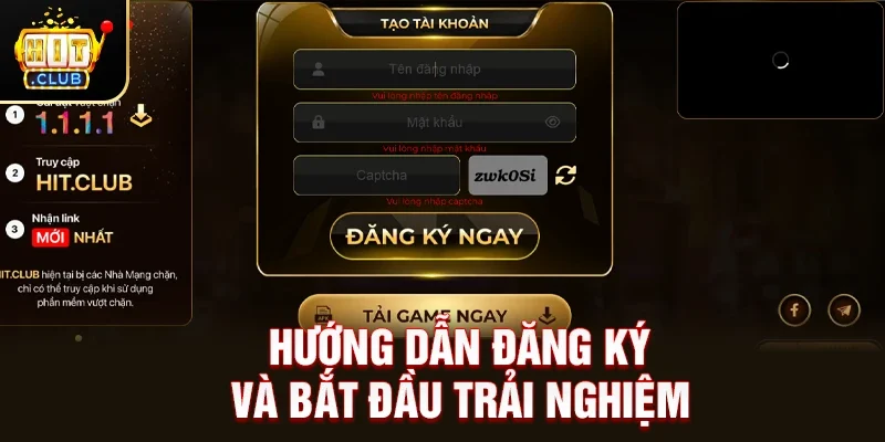 Hướng Dẫn Đăng Ký Và Bắt Đầu Trải Nghiệm